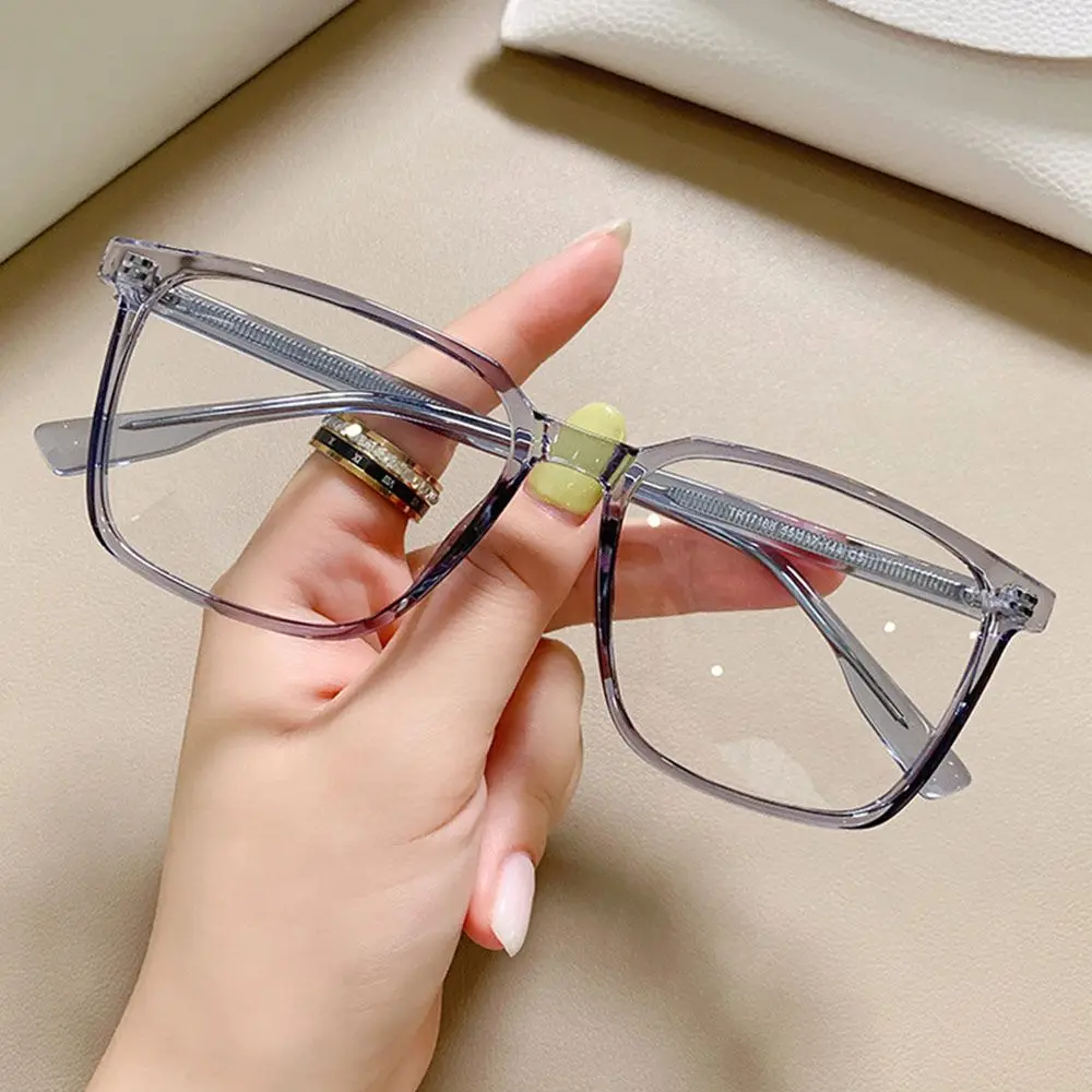 

Fashion Durable Office Eye Protection Computer Goggles Oversized Eyeglasses Ultra Light Frame Anti-Blue Light Glasses