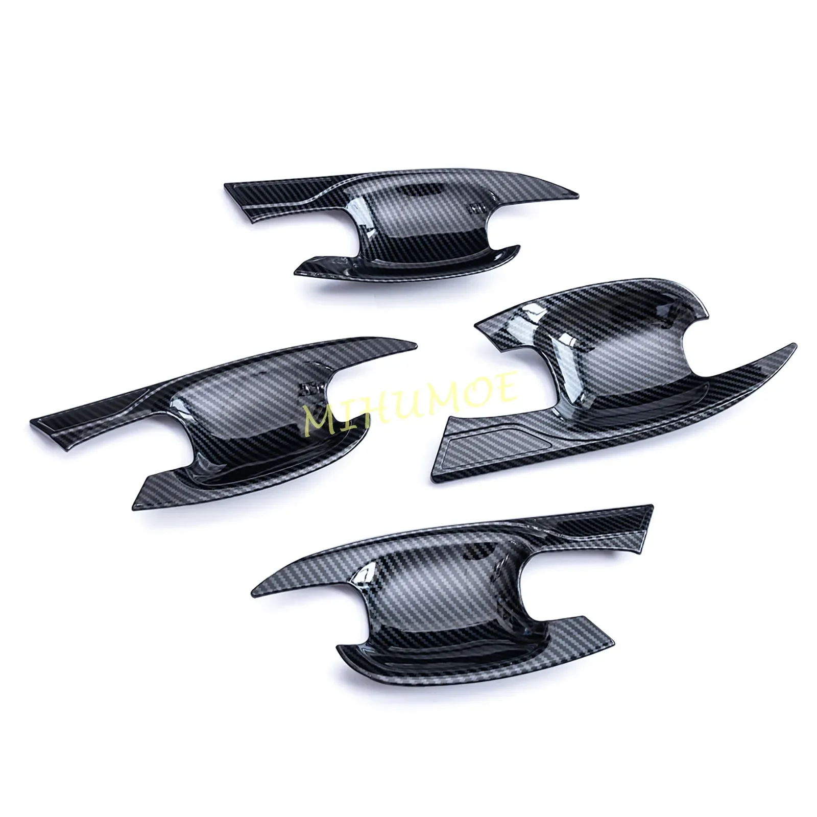 Защитная накладка на дверную ручку из углеродного волокна для Subaru Outback BT 2021 2022