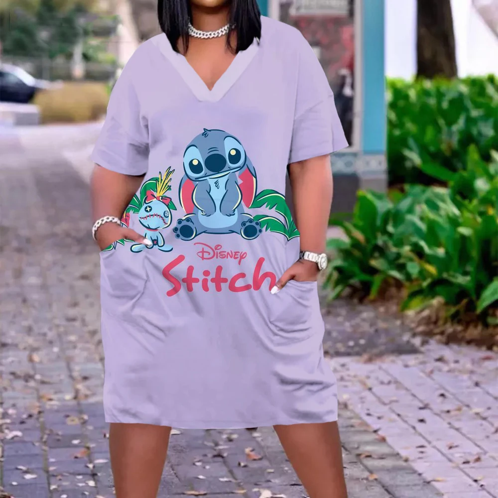 Женское платье с коротким рукавом и карманами свободная пижама в готическом