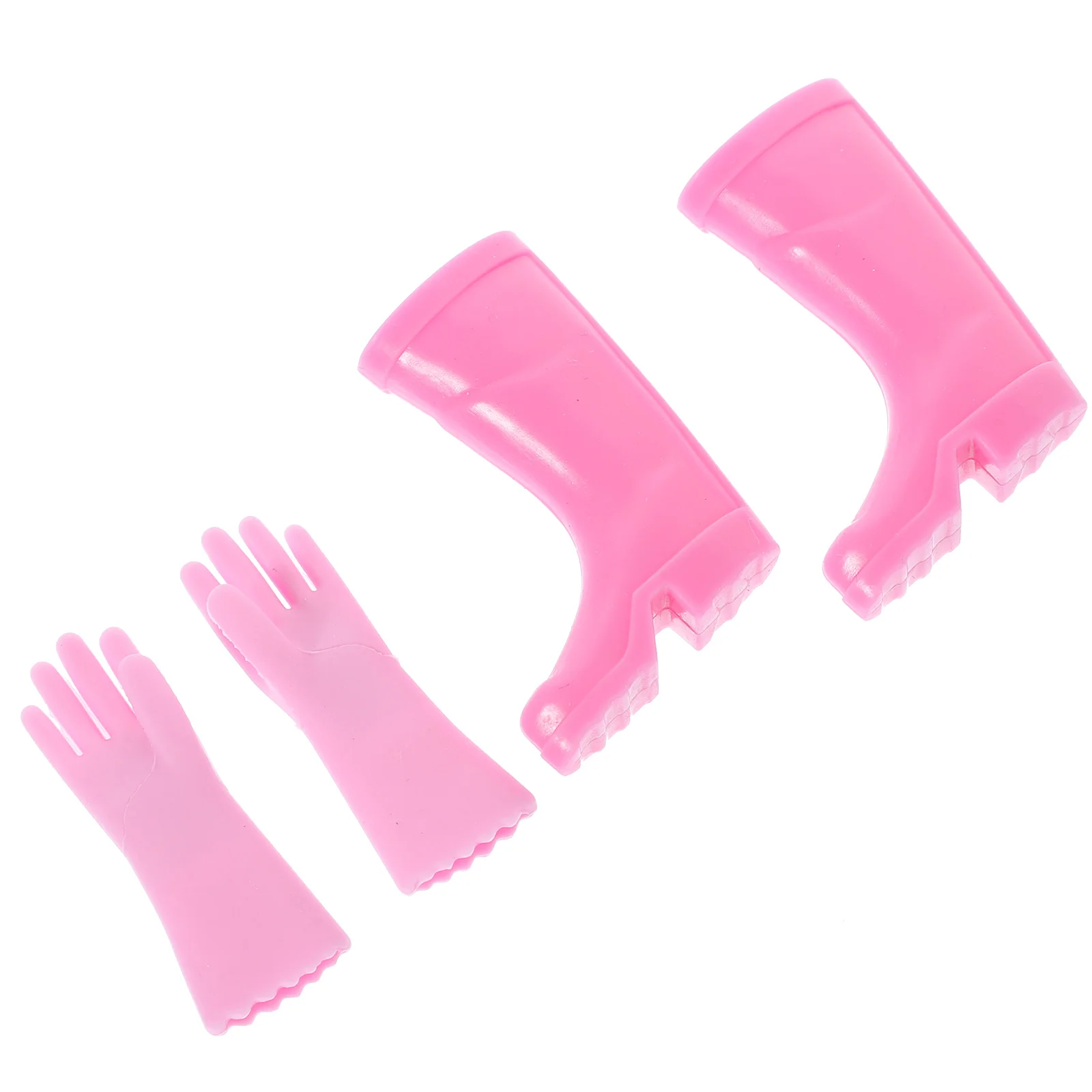 Мини-дождевые сапоги перчатки обувь дождевики для фигурного дома и украшения