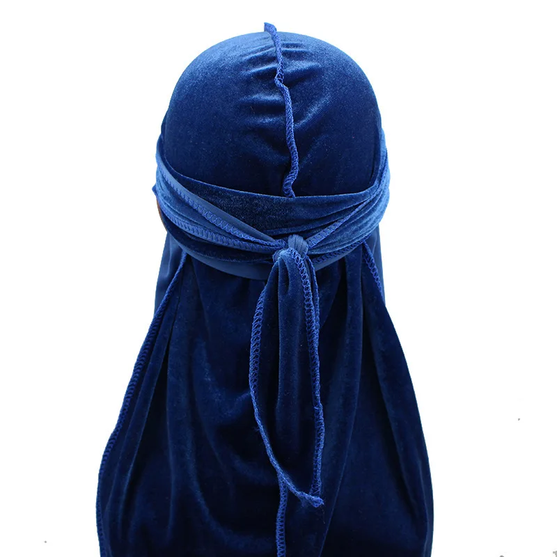 Бандана Durags Мужская бархатная Длинная атласная тюрбан шляпы парики Doo Durag Biker головная повязка пиратская шляпа Мужские аксессуары для волос ... (art.: 3920bc1083be8) - 3920bc1083be8