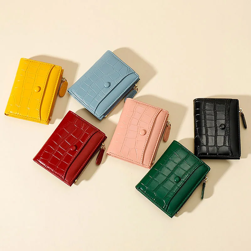 

Stone Pattern Small Wallet Women Pu Leather Female Purse Zipper Coin Pocket Short Money Change Purse Lady Wallet Purse 2022