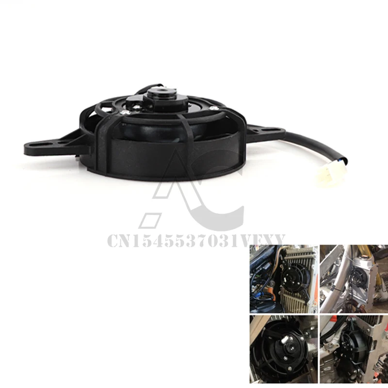 

Motorcycle Cooling fan Oil Cooler Electric Radiator Engine Radiator Fit for 150cc 200cc 250cc ATV Quad Go Kart Buggy Motocross