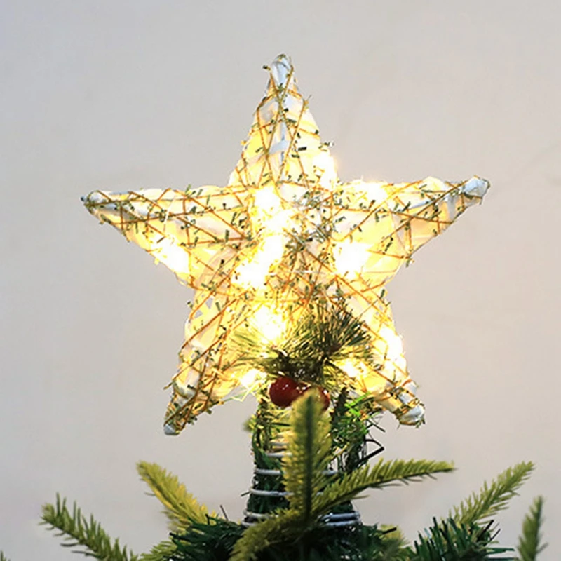 

Золотые блестящие украшения для рождественской елки, железные звезды, рождественские украшения для дома, украшения для рождественской елки, новый год 2023, Рождество