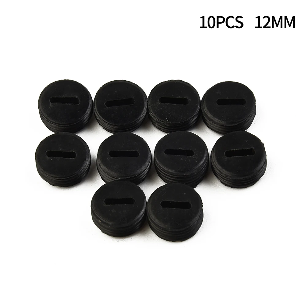 

10 шт., 12/13 мм, держатель для угольной щетки, крышка для щетки, черный пластиковый винт, держатель угольной щетки, крышка для электрической дрели, угловая шлифовальная машина