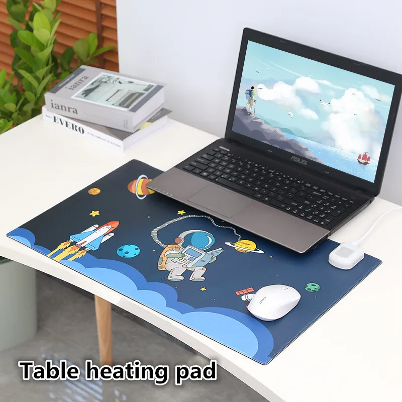 

Intelligent Heated Electric Heating Pad Office Desktop Heating Pad Warming Table Mat Mouse Pad Winter Nap Hand Warmer for Home