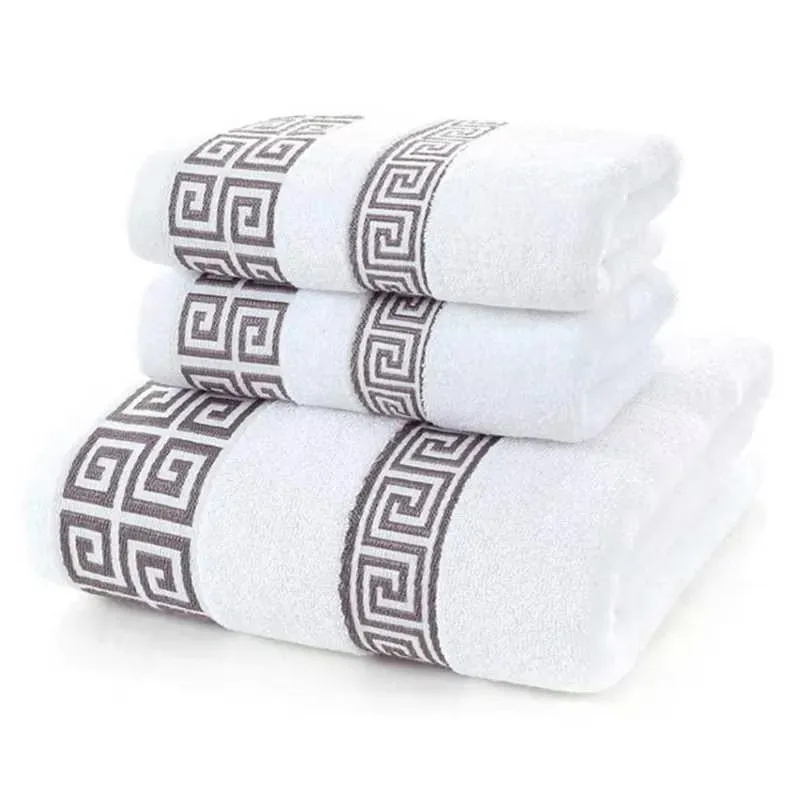 3 шт./упаковка полотенце для ванной комнаты 100% хлопок