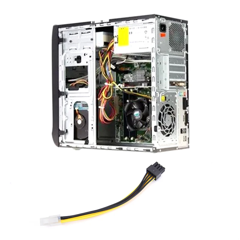 

1pcs 4-Pin to 8-Pin 12V ATX Motherboard CPU Power Supply Adapter Converter Cable