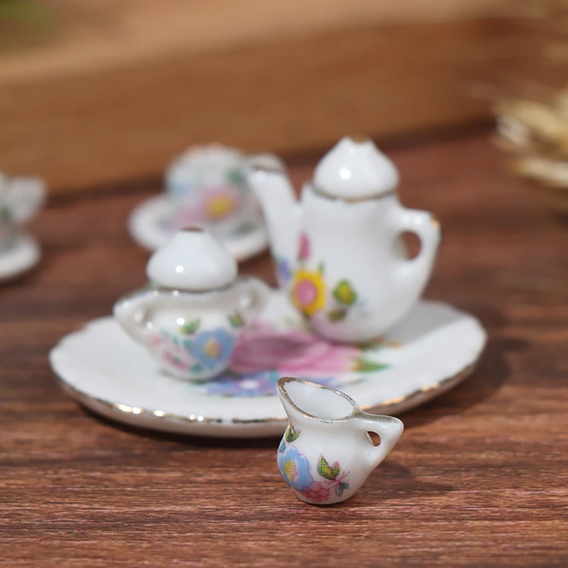 

8 шт., миниатюрные фарфоровые чашки для кофе и чая