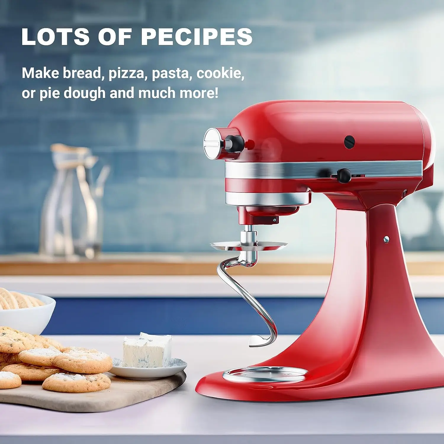 Спиральный венчик для тестирования на кухне лопаточка из нержавеющей стали