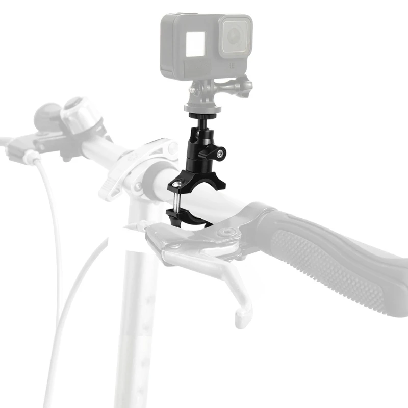 

20CB Action Camera Handlebar Mount Compatible with GO PRO AKASO EK7000 4K Action Camera Durable 360-Degree Rotatable Design