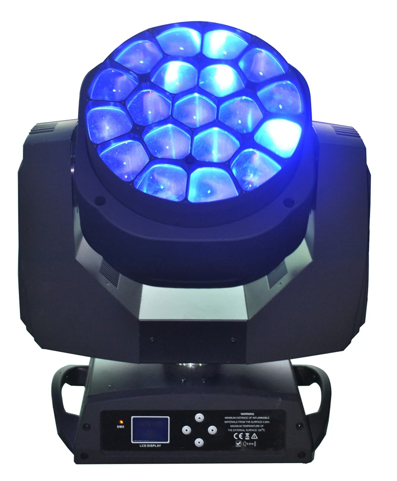 6 шт. светодиодные движущиеся головки Bee Eye Dj 19*15 Вт rgbw 4в1 B EYE Beam Clay Paky светодиодный