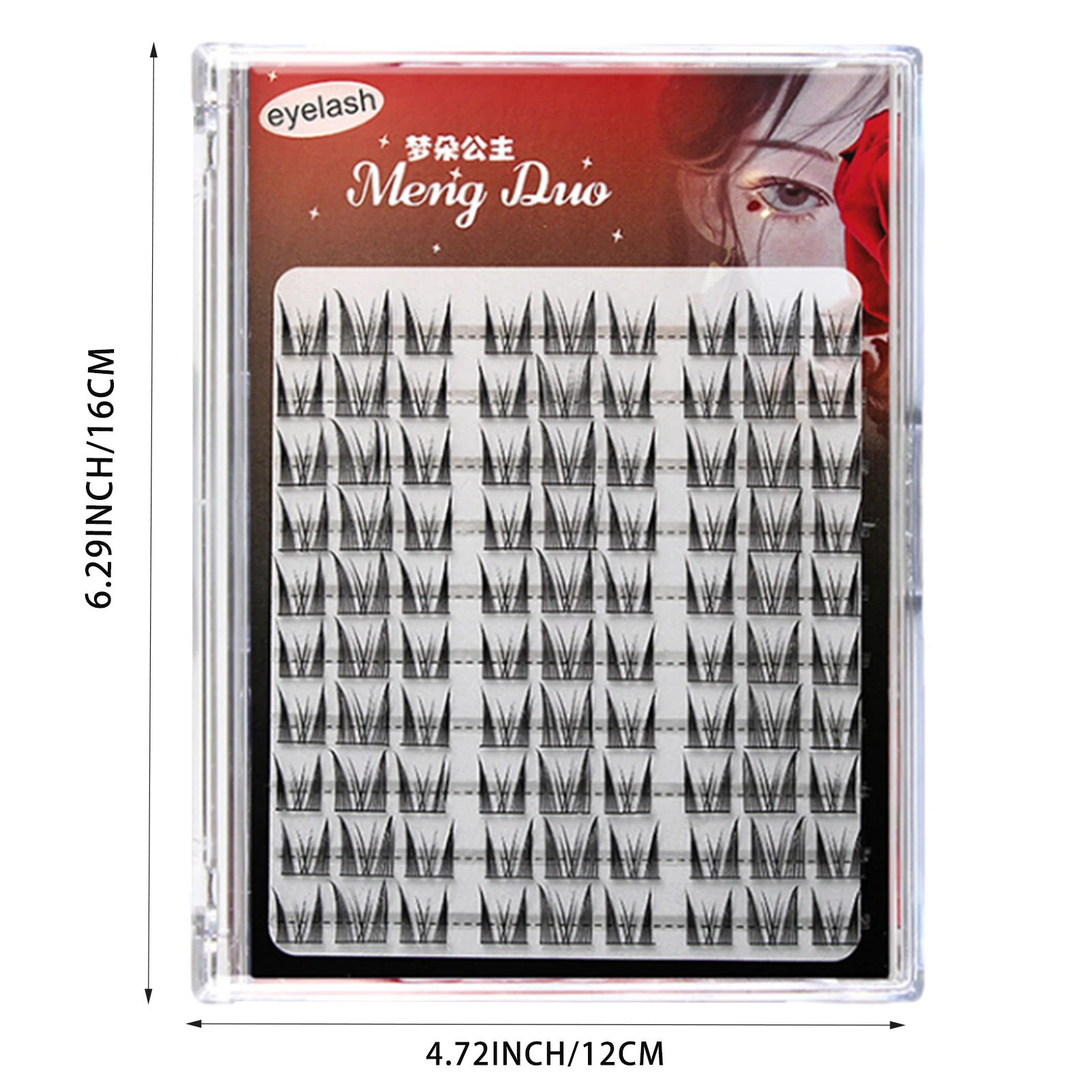 5-12 мм накладные ресницы Maga наращивание C завитые сегментированные