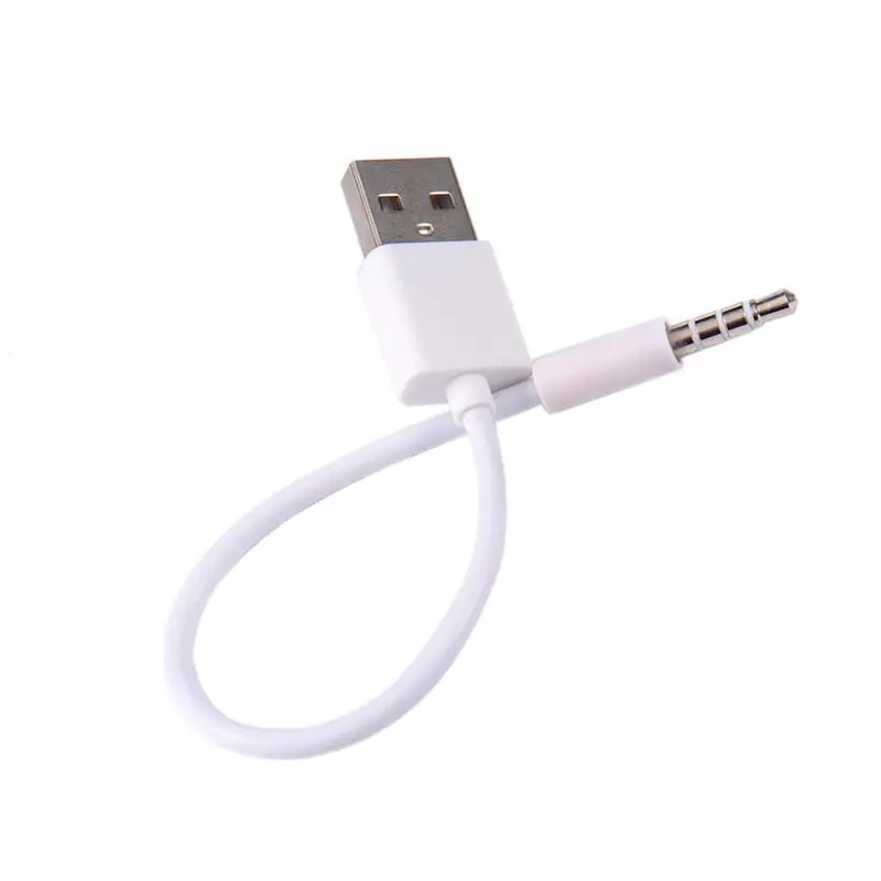 

3.5mm AUX Audio Plug Jack To USB 2.0 Male Charge Cord Adapter Cable In Stock