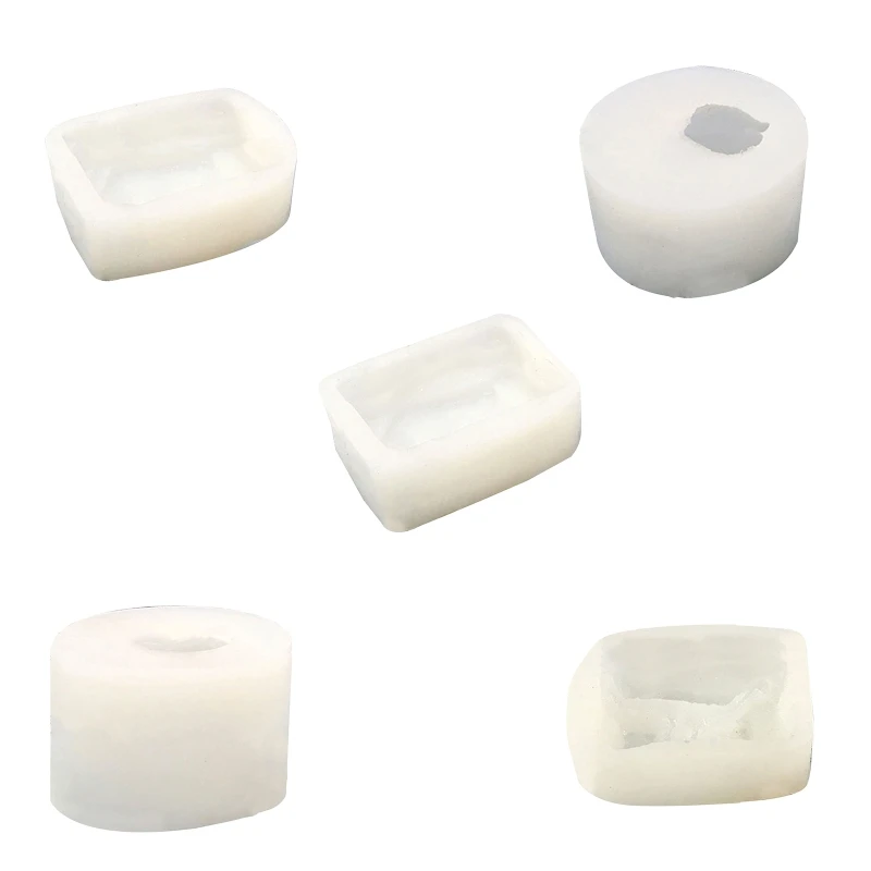 

E9LD Cake Molds Pastry Tool Pressable 3D Christmas Little Dinosaur Fossil Press Baking Utensils Food-Grade Silicone Durable