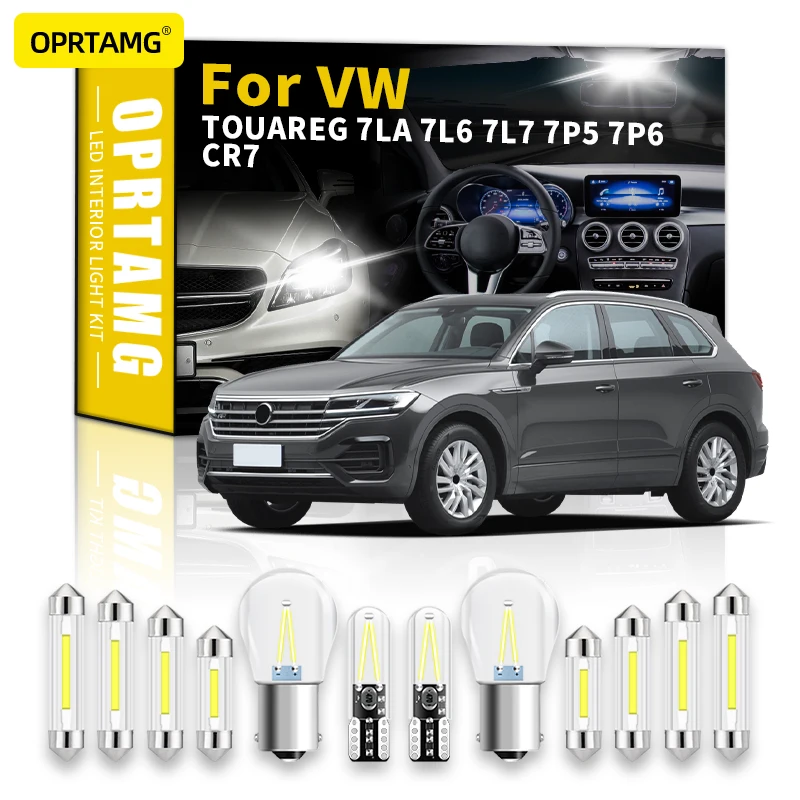 

OPRTAMG Car LED Interior Light Canbus For Volkswagen VW Touareg 7L 7LA 7L6 7L7 7P 7P5 7P6 2006 2007 2008-2022 Auto Accessories