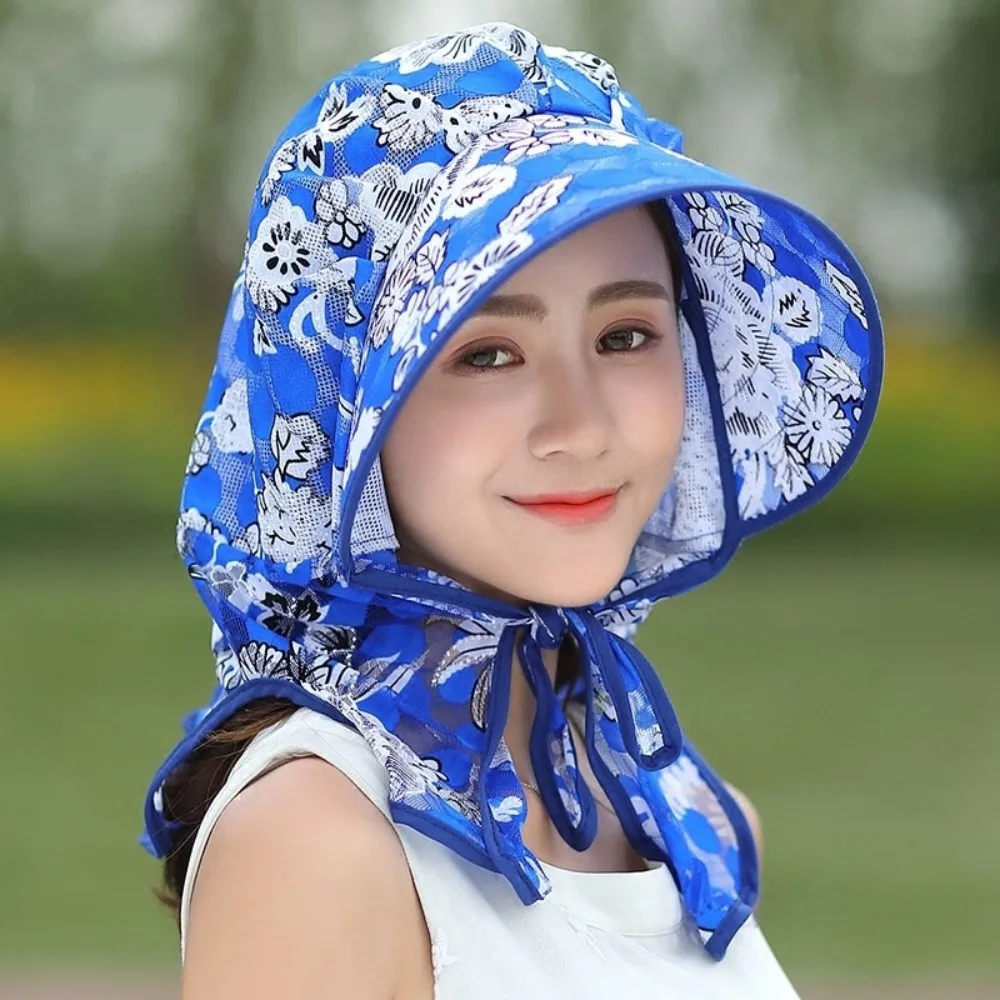 

Солнцезащитная шляпа с широкими полями, новая складная женская шляпа с цветочным принтом и защитой от УФ-лучей, пляжные Панамы