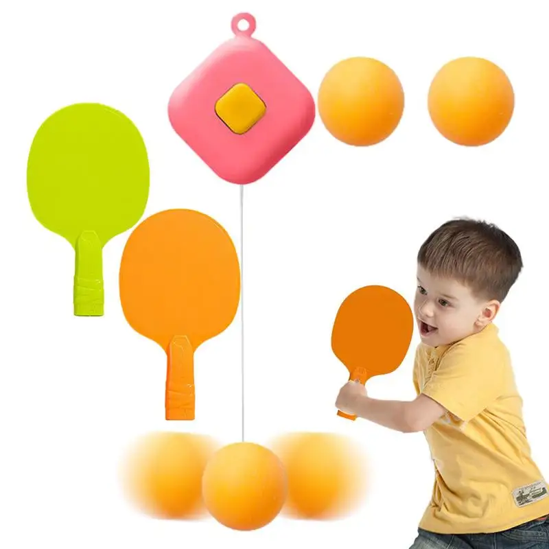 

Chinese Knot PingPong Trainer Hangable Pingpong Balls Training Sparring Device For Parent Kids Improve Hand-Eye Coordination