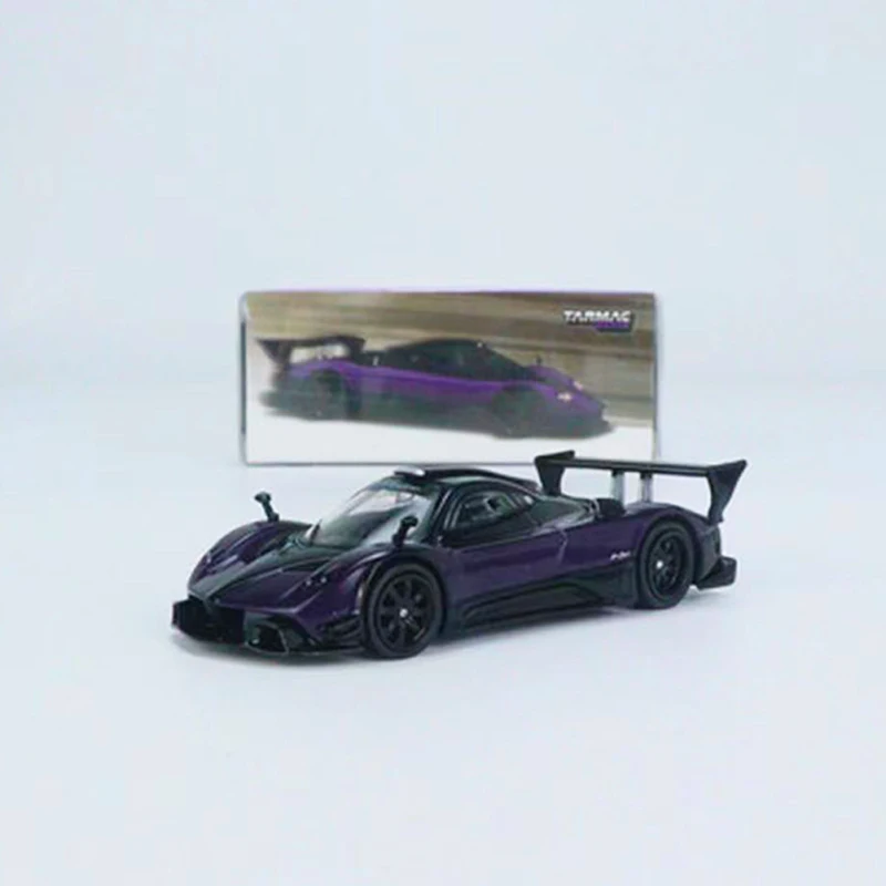 Tarmac работает 1:64 модель автомобиля Zonda R Viola PSO литой беговый автомобиль дисплей