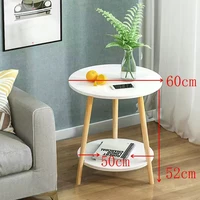 simple small coffee table simple modern creative small round table european style small apartment sofa side table balcony mini