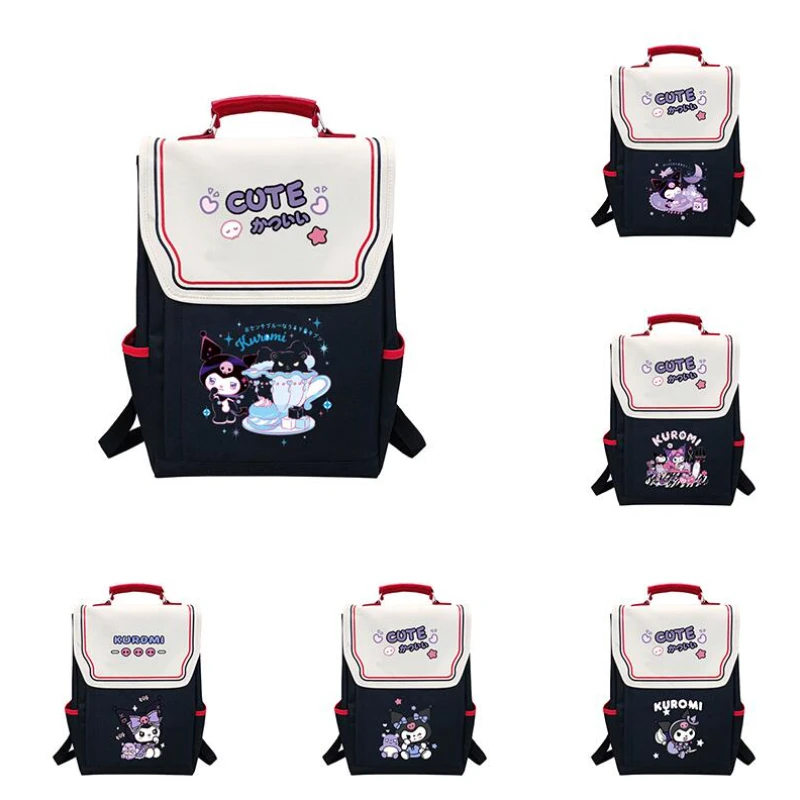 

Sanrio Kuromi Anime Bags Korean College Style Backpacks Student High Capacity Schoolbag New Design Shoulder Bagy 2k Laptop Bag