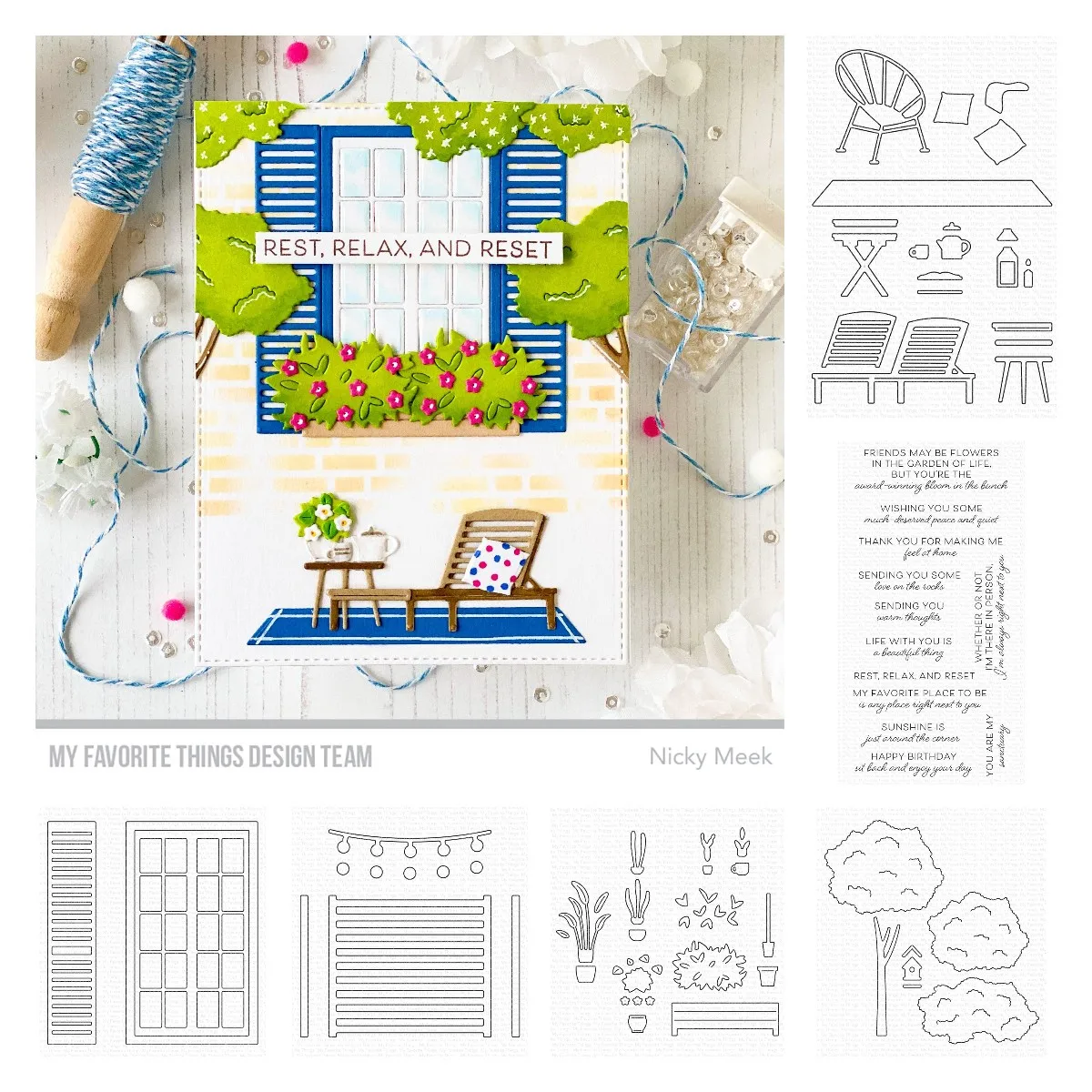 

Hot Sale New Outdoor View Cutting Dies Sentiments Stamps Sets Handmade Diy Scrapbooking Decoration Embossing Template Molds