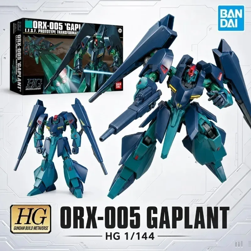 Фото Оригинальный конструктор Bandai HGUC 1/144 ORX-005 Gaplant: сборная модель мобильного костюма, фигурка робота №1