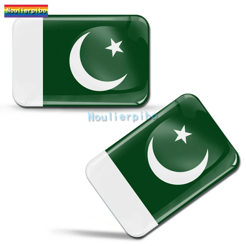 

3D Автомобильная Наклейка с пакистанским флагом эпоксидная купольная наклейка для автомобиля окна мотоцикла телефона виниловая наклейка