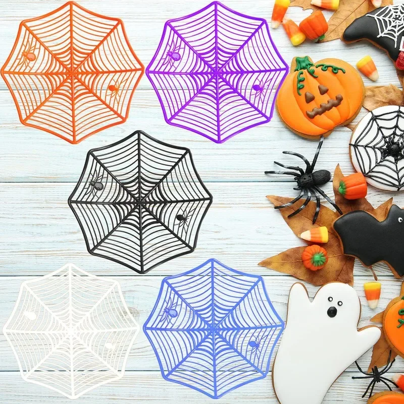 Фото 2024 корзина для конфет на Хэллоуин, черная оранжевая паутина, миска для обертывания печенья, корзина для фокусов или подарков, украшения на Хэллоуин 2025 №3