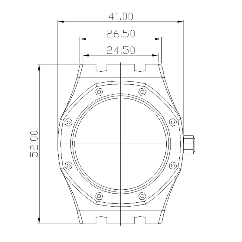 41mm Watch Cases Bracelet Parts For Seiko nh35 nh36 Movement 28.5mm Dial Waterproof Sapphire Crystal Glass Mod strap Accessory enlarge