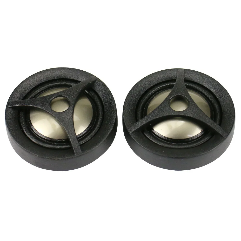 

1 Inch Dome Car Modified Treble Home Speaker Tweeter Titanium Film 4OHM 15W 2PCS