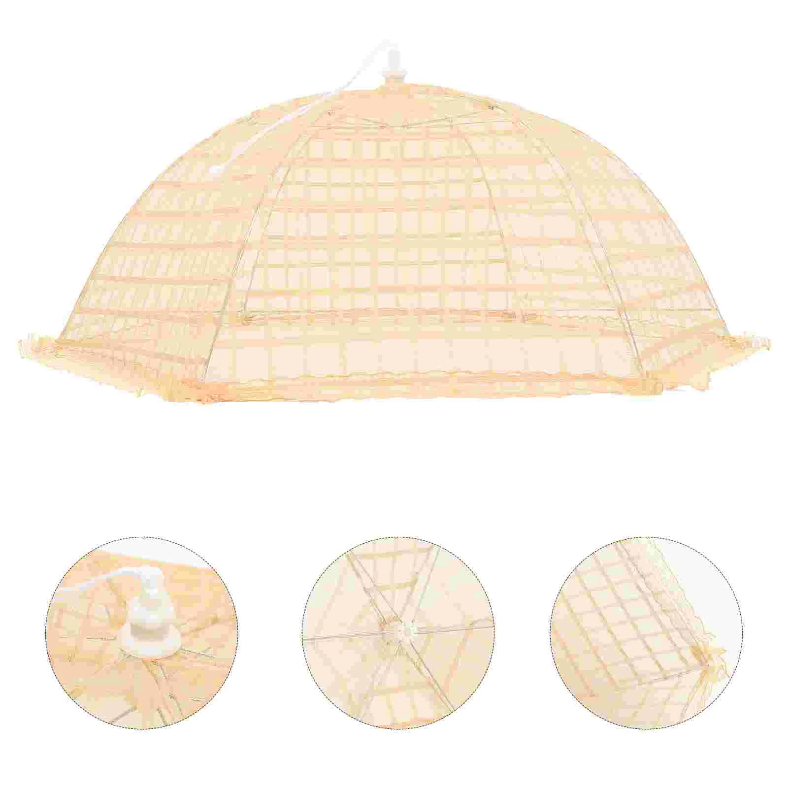 

Cover Covers Tent Mesh Net Umbrella Picnicprotector Fly Outdoor Cake Camping Plate Display Foldable Screen Poptable Dome Parties