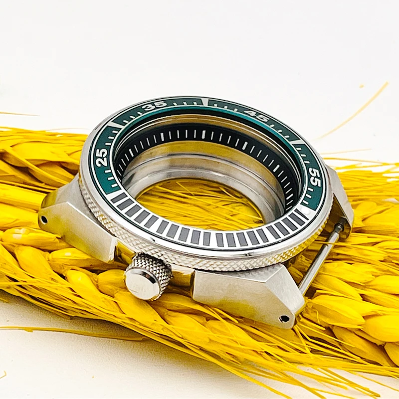 Мод Seiko Samurai King чехлы для часов NH35 чехол NH36 7S26 часы с прозрачным задним стеклом и