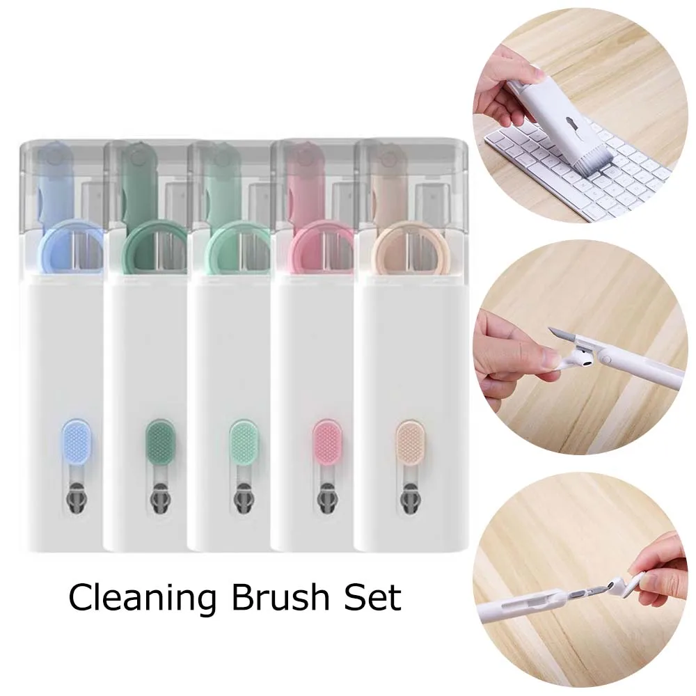 

Набор Щеток Для Чистки Компьютера, клавиатуры, наушников, планшетов, 7 шт.