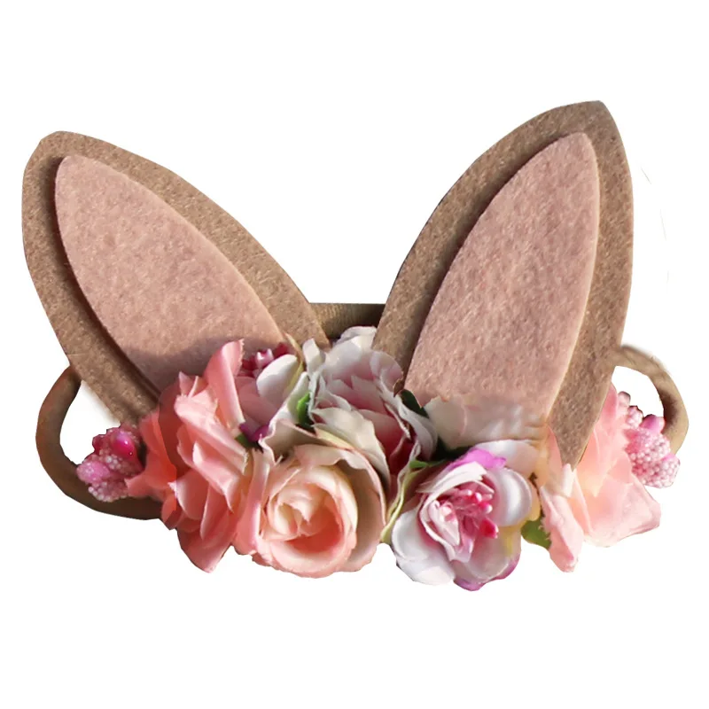 

2022 Easter Big Rabbit Ears Headband Kids Easter Gift Bunny Easter Parti Welcome Spring Happy Decor For Home Girl Rabbit