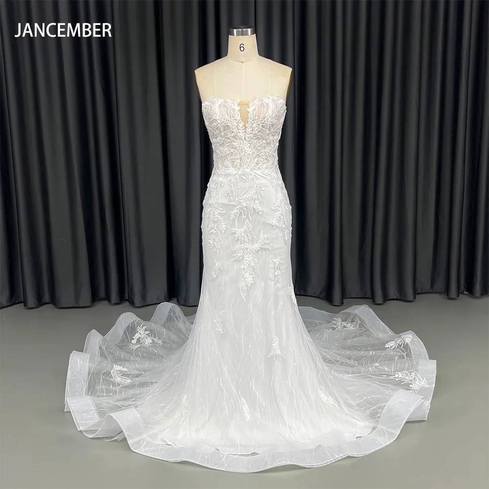 Без бретелек без рукавов со шлейфом кружево комплект из 2 предметов русалка новое