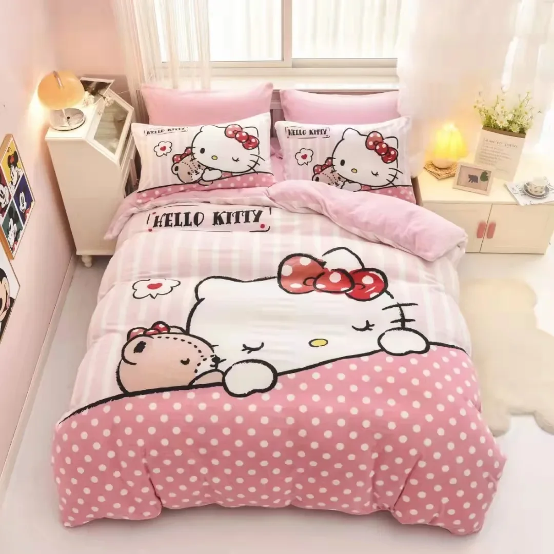 

Комплект постельного белья MINISO Hello Kitty 100% полиэстер