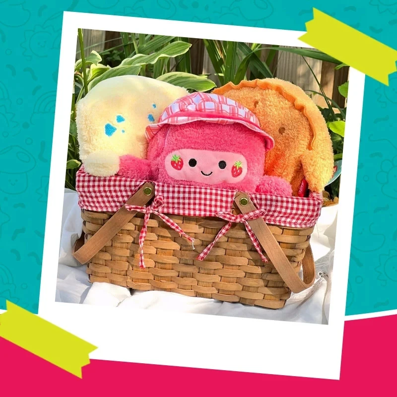 Jazwares BumBumz Пикник Серия Мягкие плюшевые игрушки Подушки Куклы Оливковые Olsen Салями