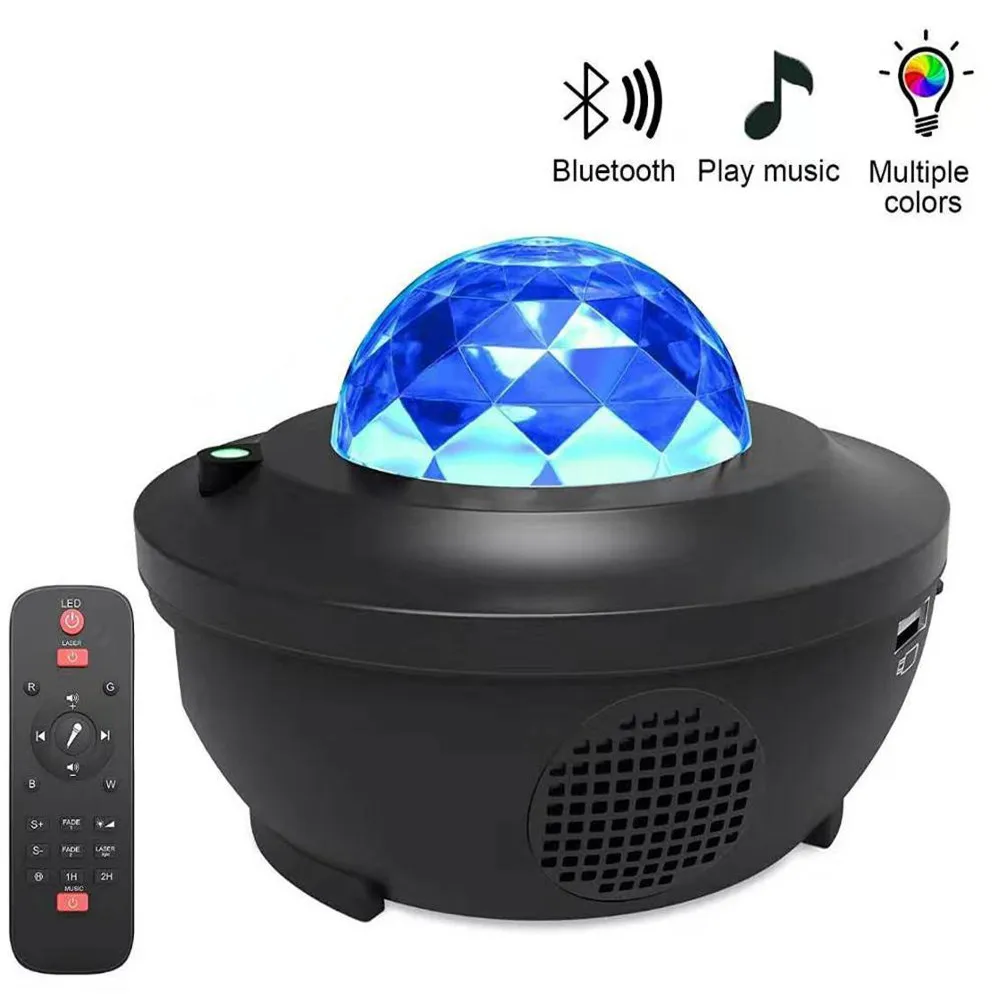 

Galaxy Projector LED Star Colorful Sky Blueteeth Speaker NightLight USB Voice Control Music Player Home Romantic Projection Lamp