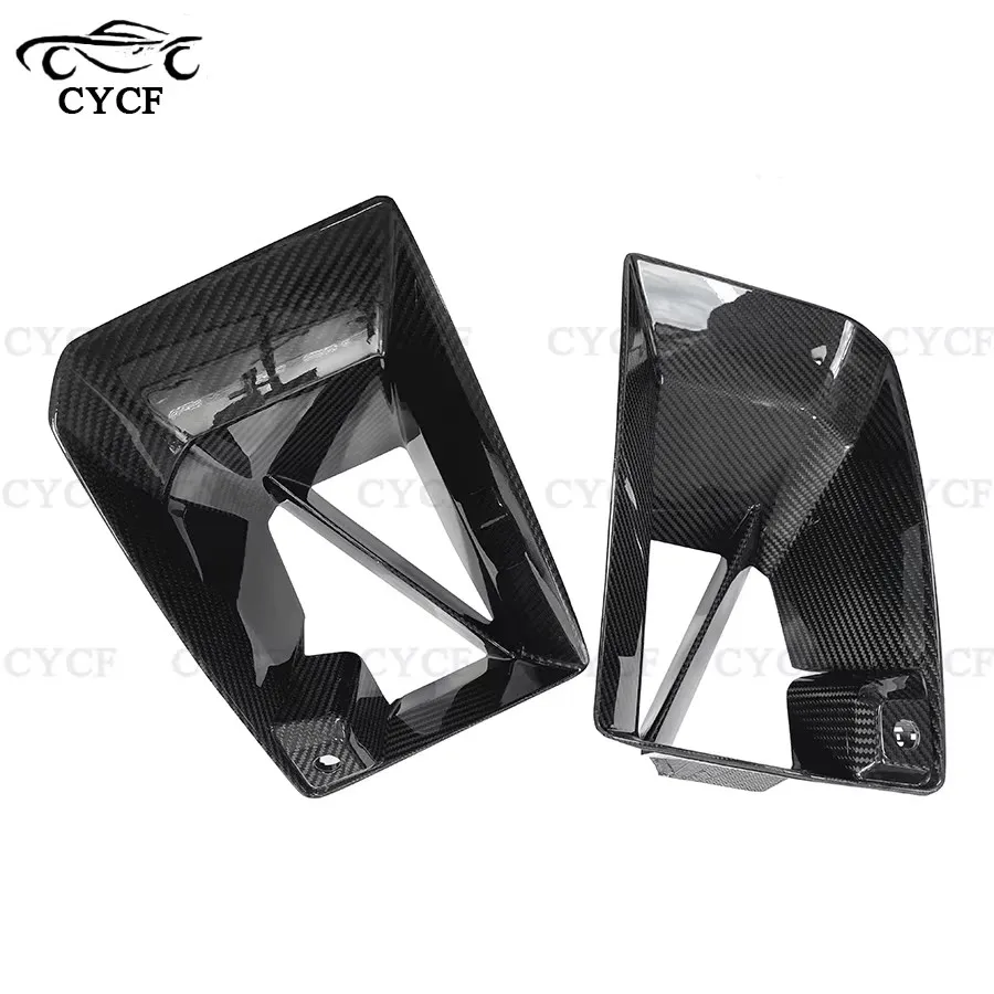 Для BMW M2 G87 2022+ передний бампер из углеродного волокна крышка вентиляционного