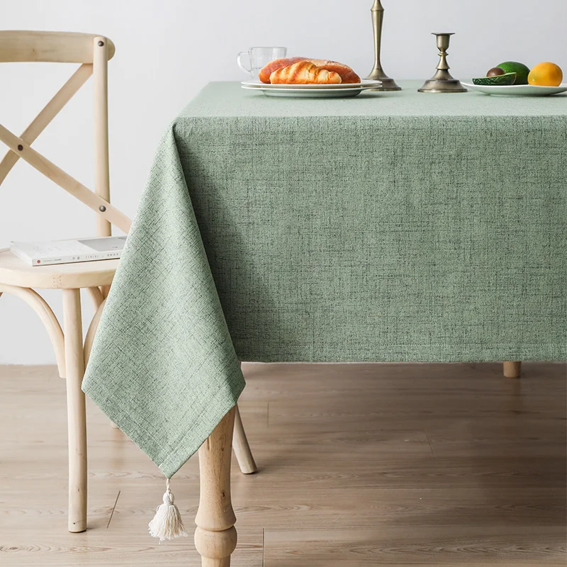 

Fresh rectangular anti scalding tea table tablecloth Nordic table mat