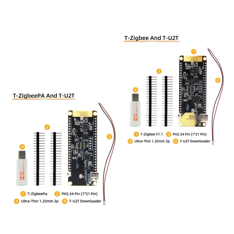 

LILYGO®Плата разработки T-Zigbee ESP32-C3 TLSR8258 Zigbee Ultra Low Power IOT