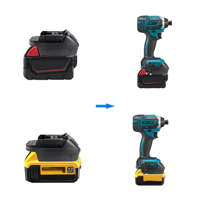 Адаптер аккумулятора DM18M для Dewalt на аккумуляторы Makita Bl1830 Bl1850 преобразование 20 В 18