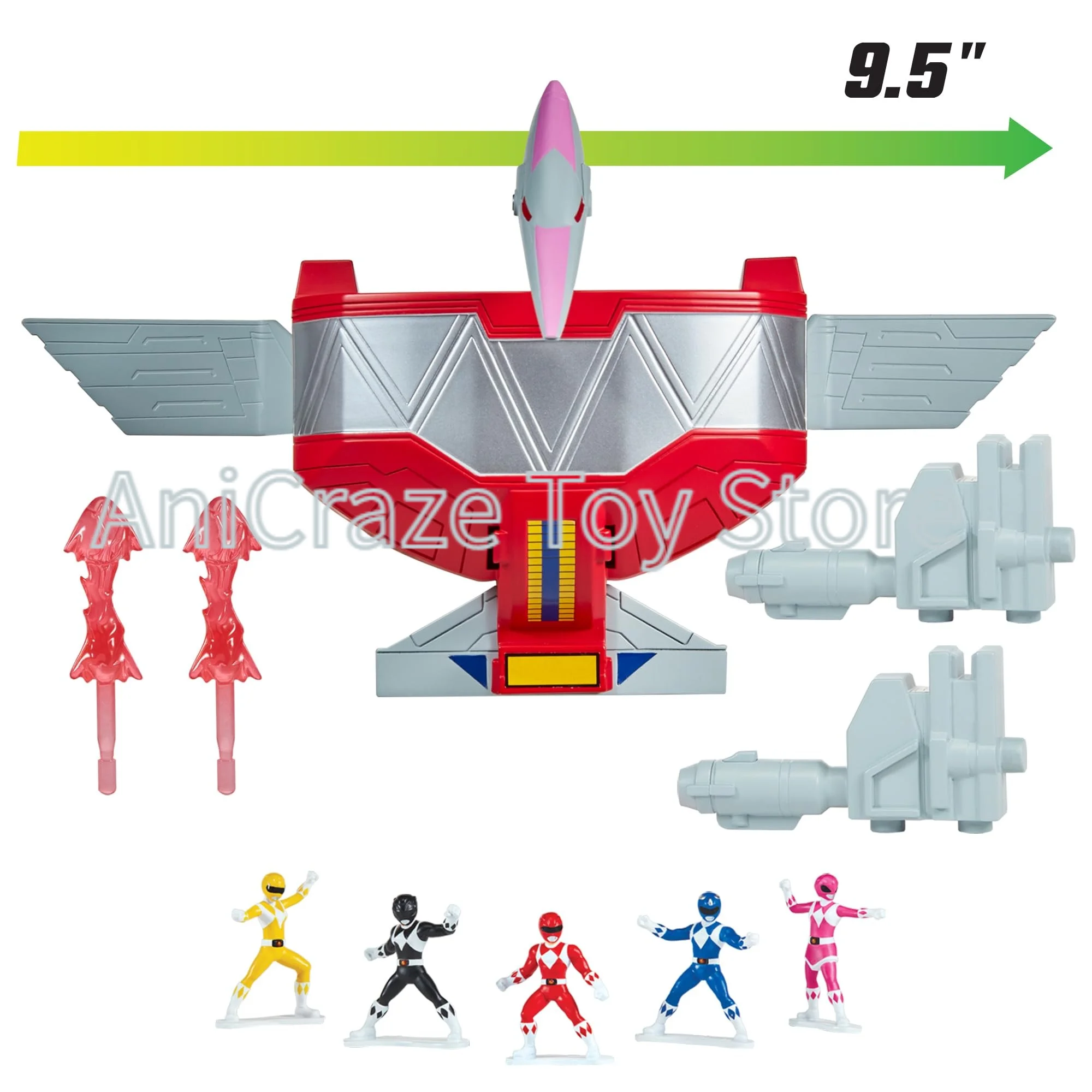 Фото Коллекционная фигурка-трансформер ULTIMATE MEGA THUNDERZORD Megazord: Тираннозавр Рекс Динозорд, игрушка-подарок №2