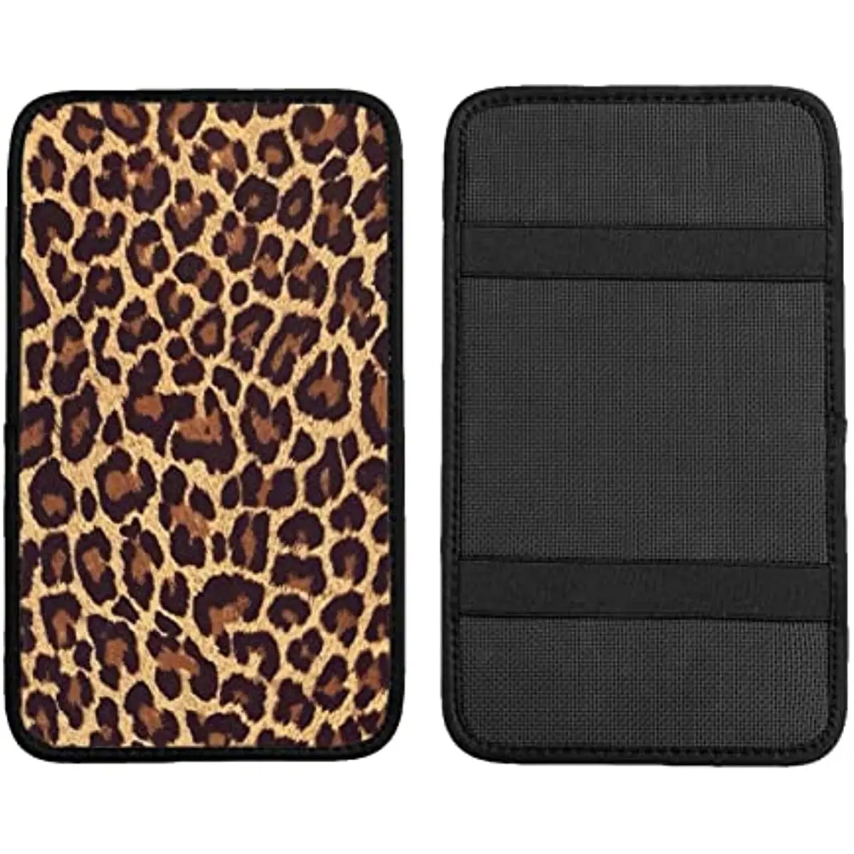 

Leopard Auto Center Console Cover Pad Universal Car Armrest Seat Box Covers Waterproof Protector for for Most SUV Truck