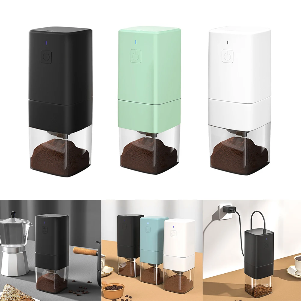 

1PC Electric Coffee Grinder Coarse And Fine Balance Ceramic Core Automatic Bean Home Garden Major Appliances Coffee Powder