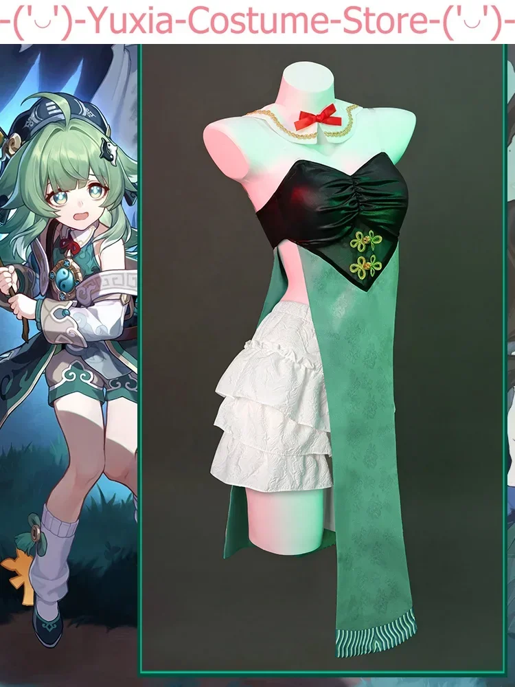 Honkai: Star Rail Huohuo маленький зомби женский косплей костюм из игры искусственная