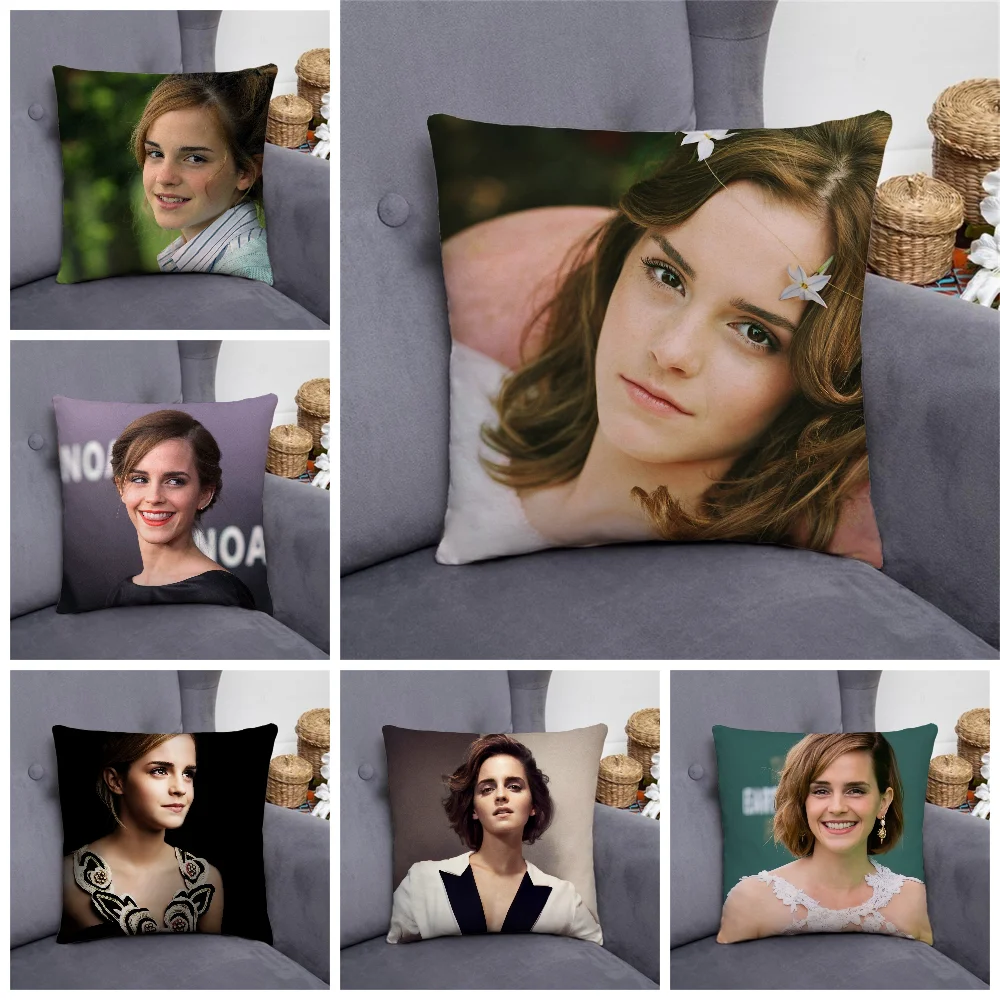 Emmas Watsons двойной размер постельное белье декоративная наволочка для телефона 40x40