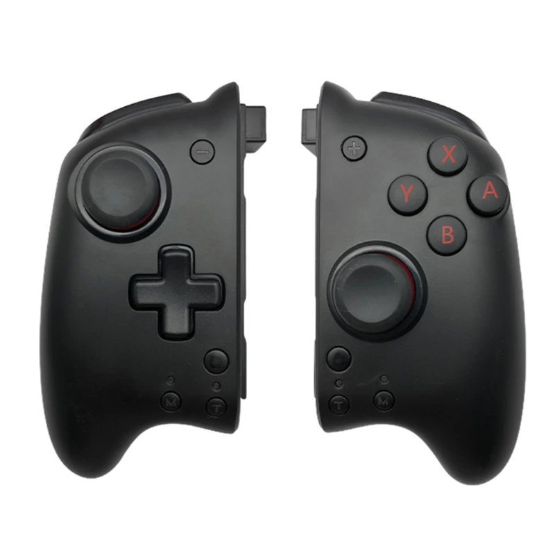 

Wireless Game Controller Bluetooth-Compatible Gamepad L R Handle Grip One-key Wake-up Compatible with Switch Joy-cons