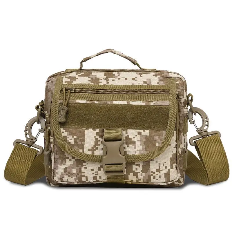 Men's Messenger Bag Casual Multifunctional Waist Bag Fashion Military Riding Tactical Crossbody Bag Outdoor Camping Bag